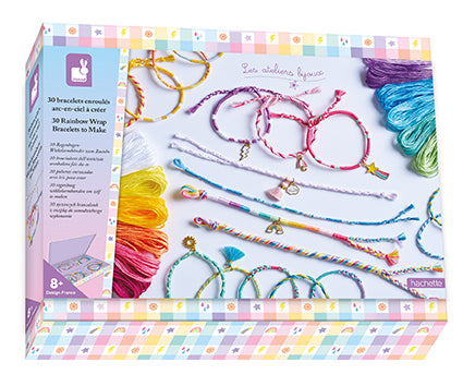 30 Bracelets Enroulés Arc-En-Ciel