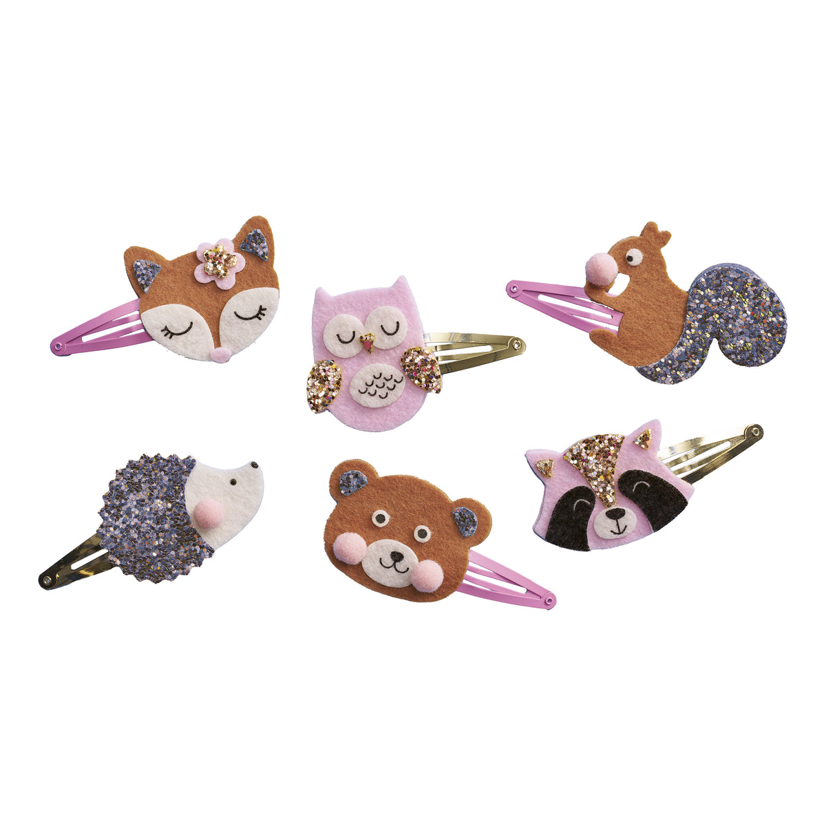 6 Barrettes Pretty Forest à Créer