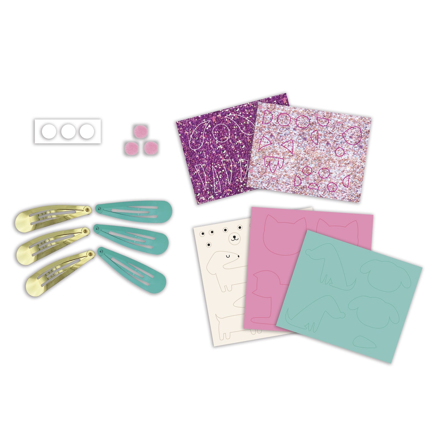 6 Barrettes Little Pets à Créer