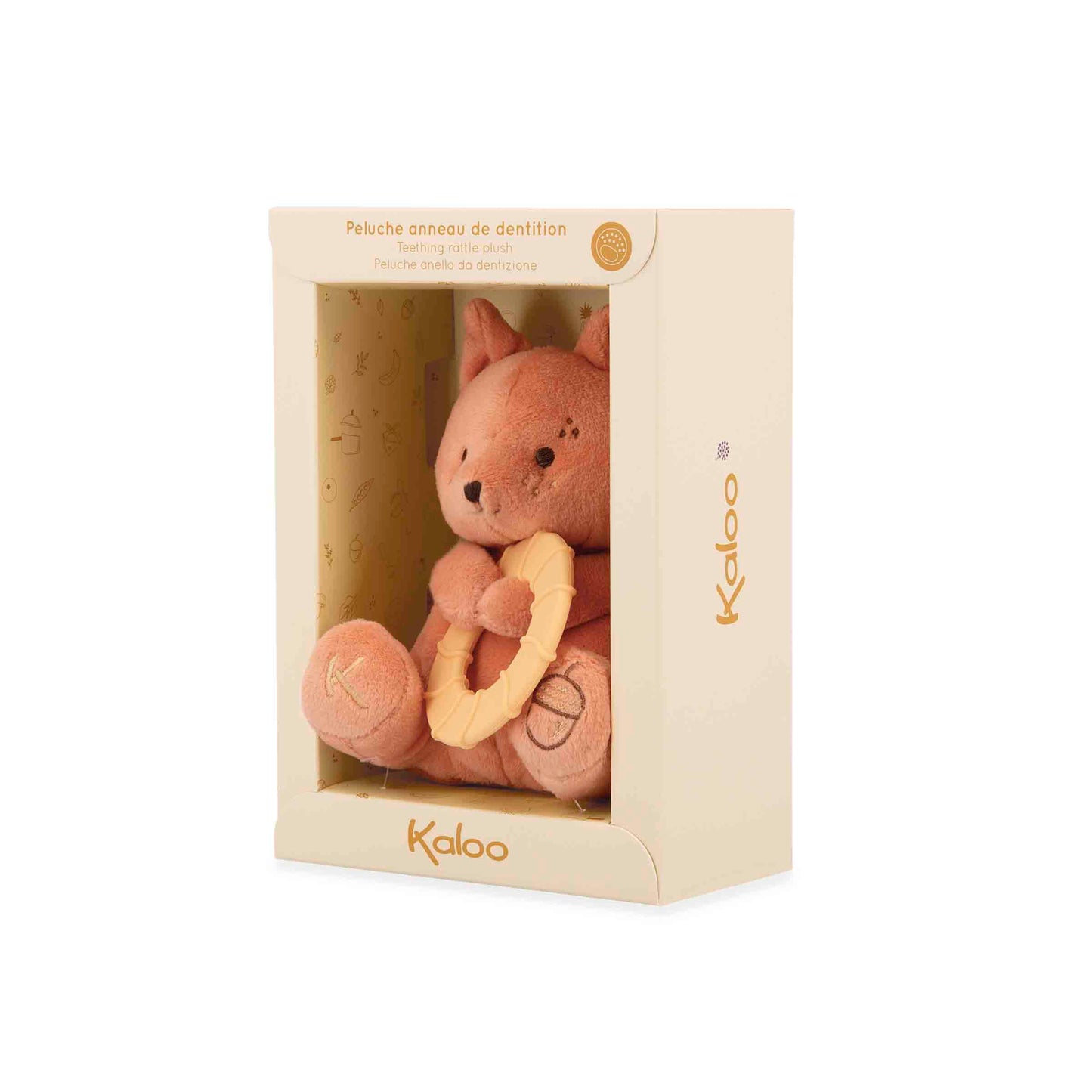 Peluche anneau de dentition - Ecureuil