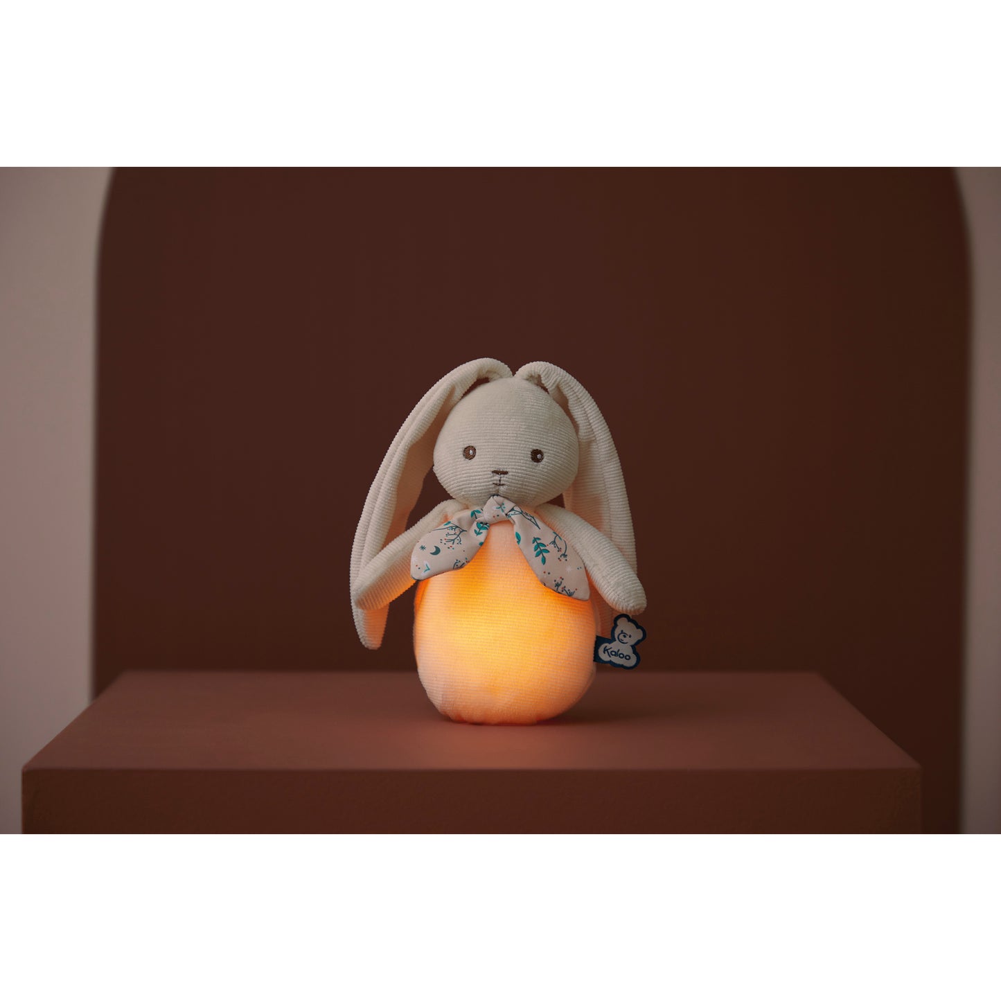 Peluche veilleuse nomade Lapin crème