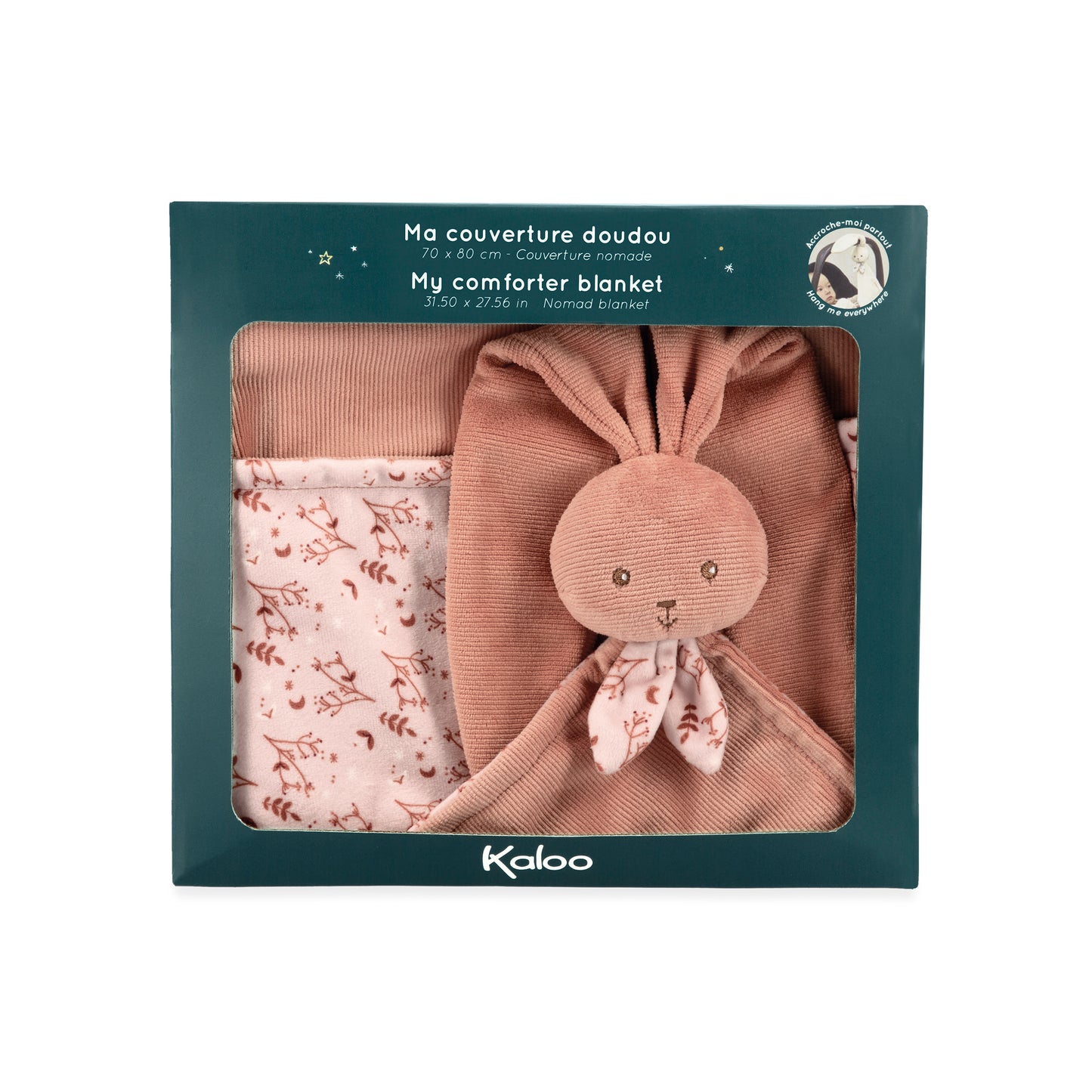 Couverture doudou Lapin Terracotta