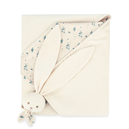 Couverture doudou Lapin crème