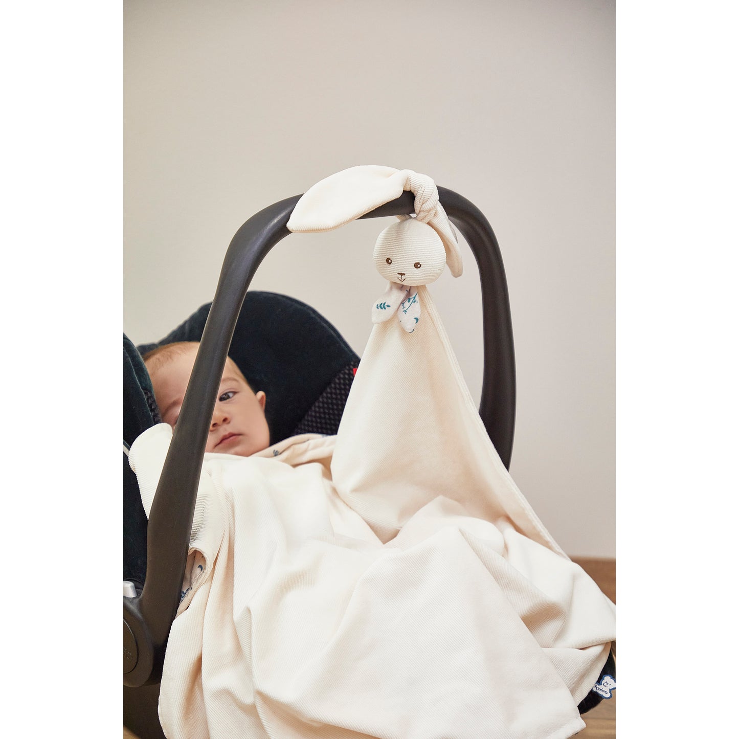 Couverture doudou Lapin crème