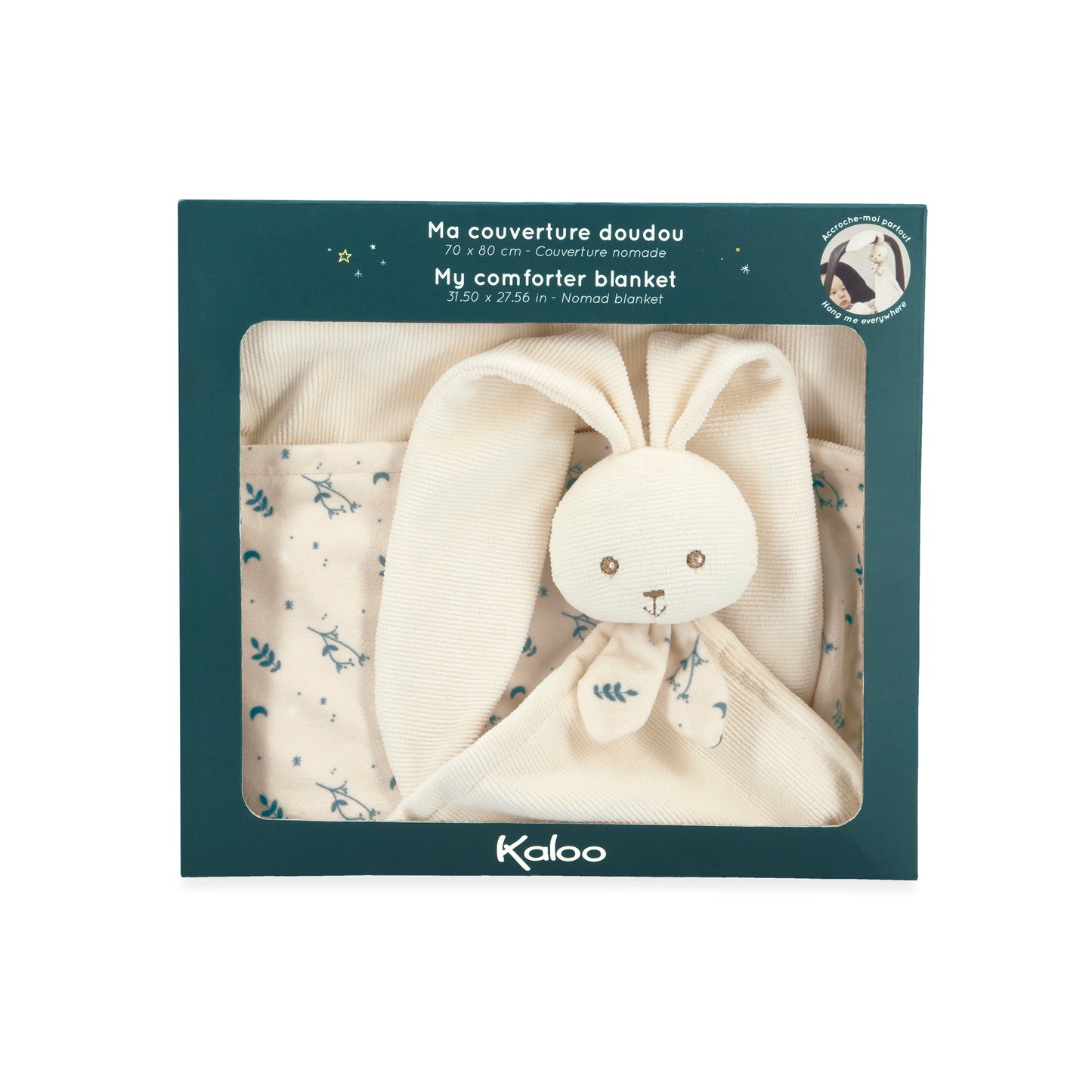 Couverture doudou Lapin crème