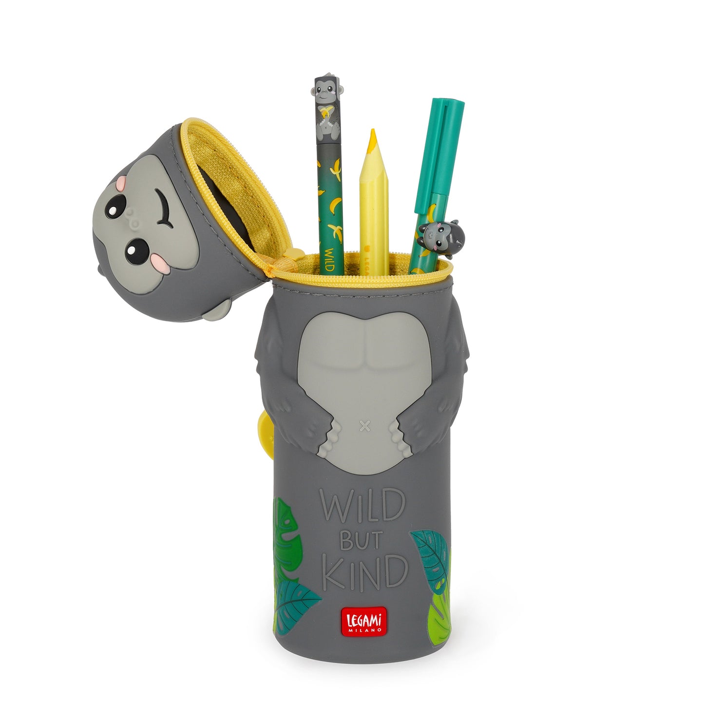 Trousse 2 en 1 en Silicone Gorille