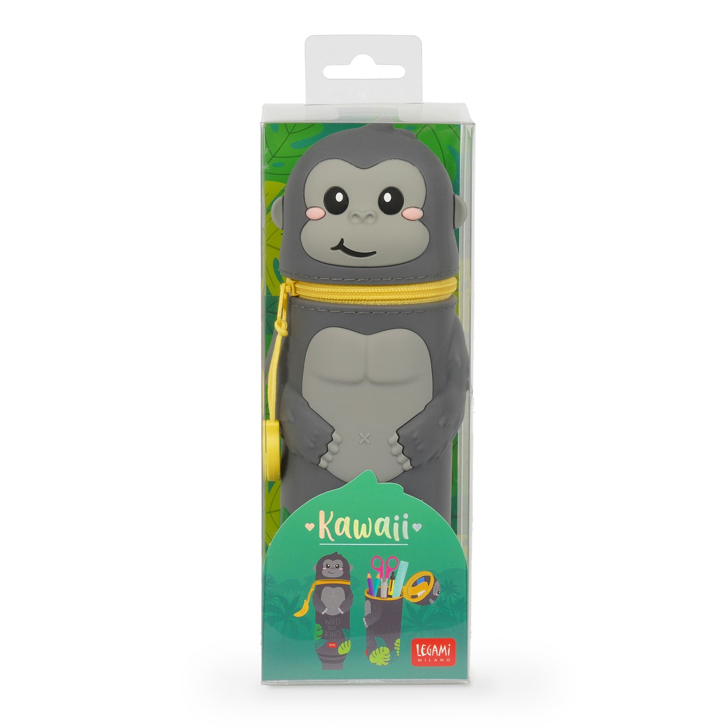 Trousse 2 en 1 en Silicone Gorille