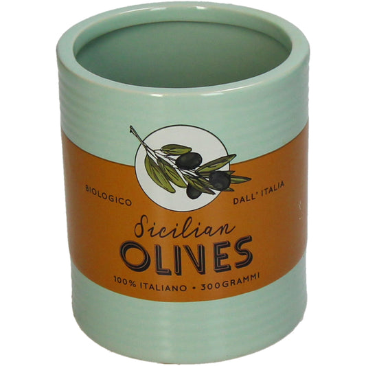 Cache pot Olives bleu