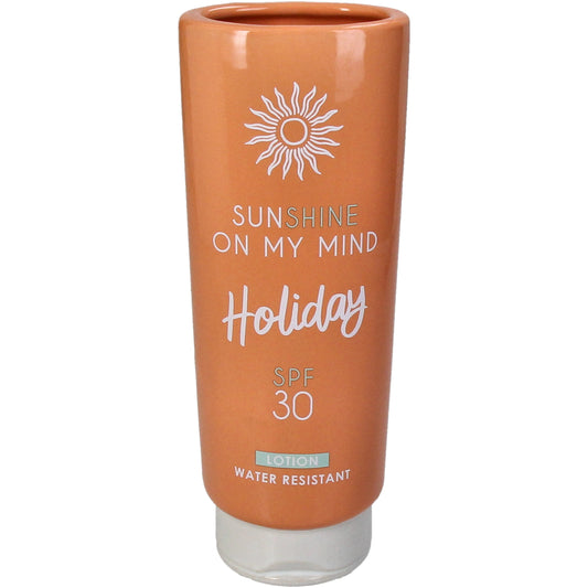 Vase Crème solaire Orange