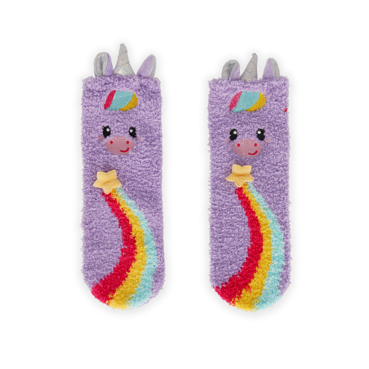 Chaussettes Antidérapantes Licorne lilas ENFANT