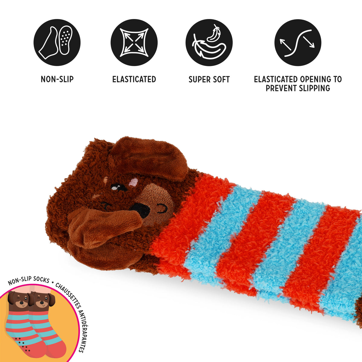 Chaussettes Antidérapantes Teckel ENFANT