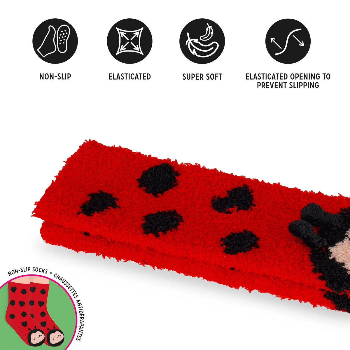 Chaussettes Antidérapantes Ladybug ENFANT