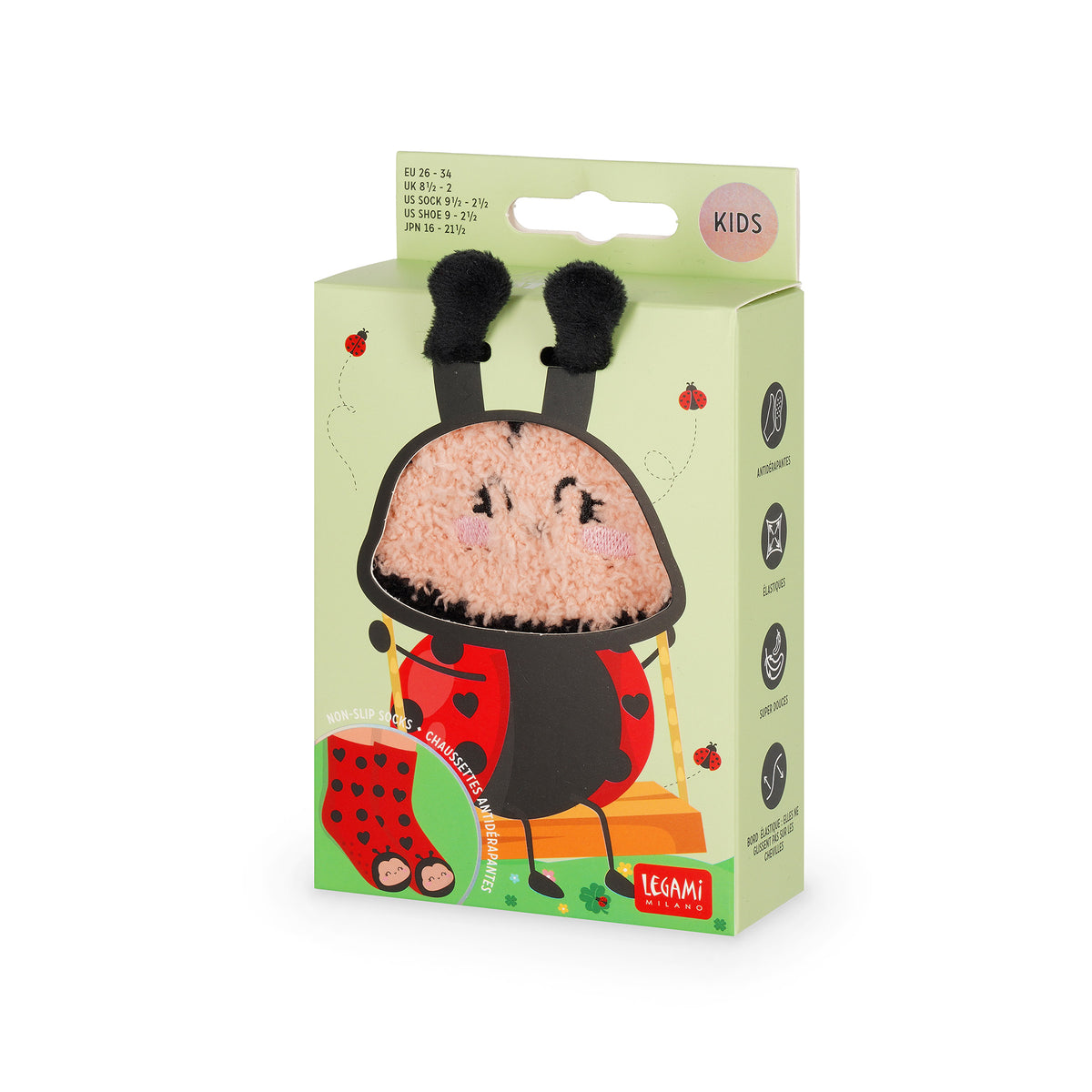 Chaussettes Antidérapantes Ladybug ENFANT