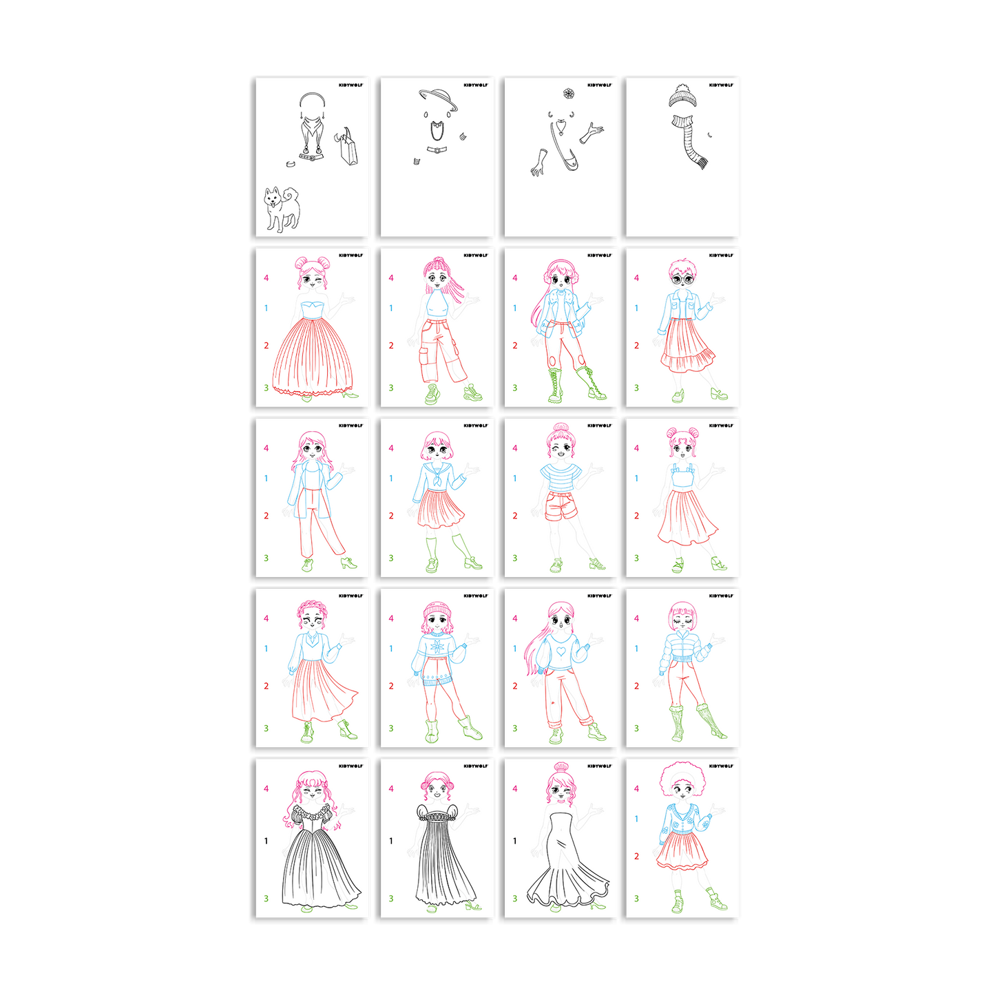 Kidydraw Pro - Let's draw fashion