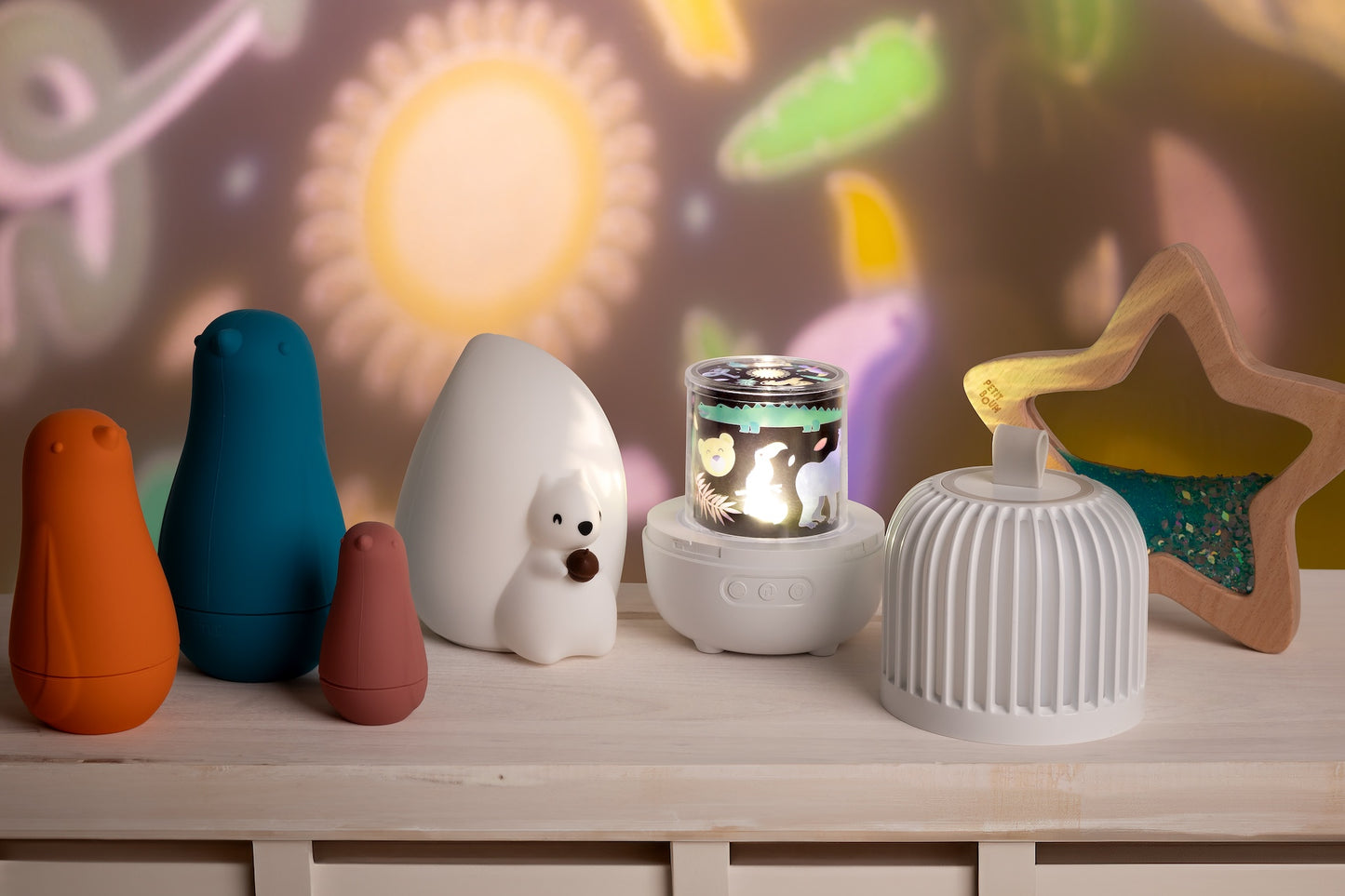 Veilleuse projecteur musical