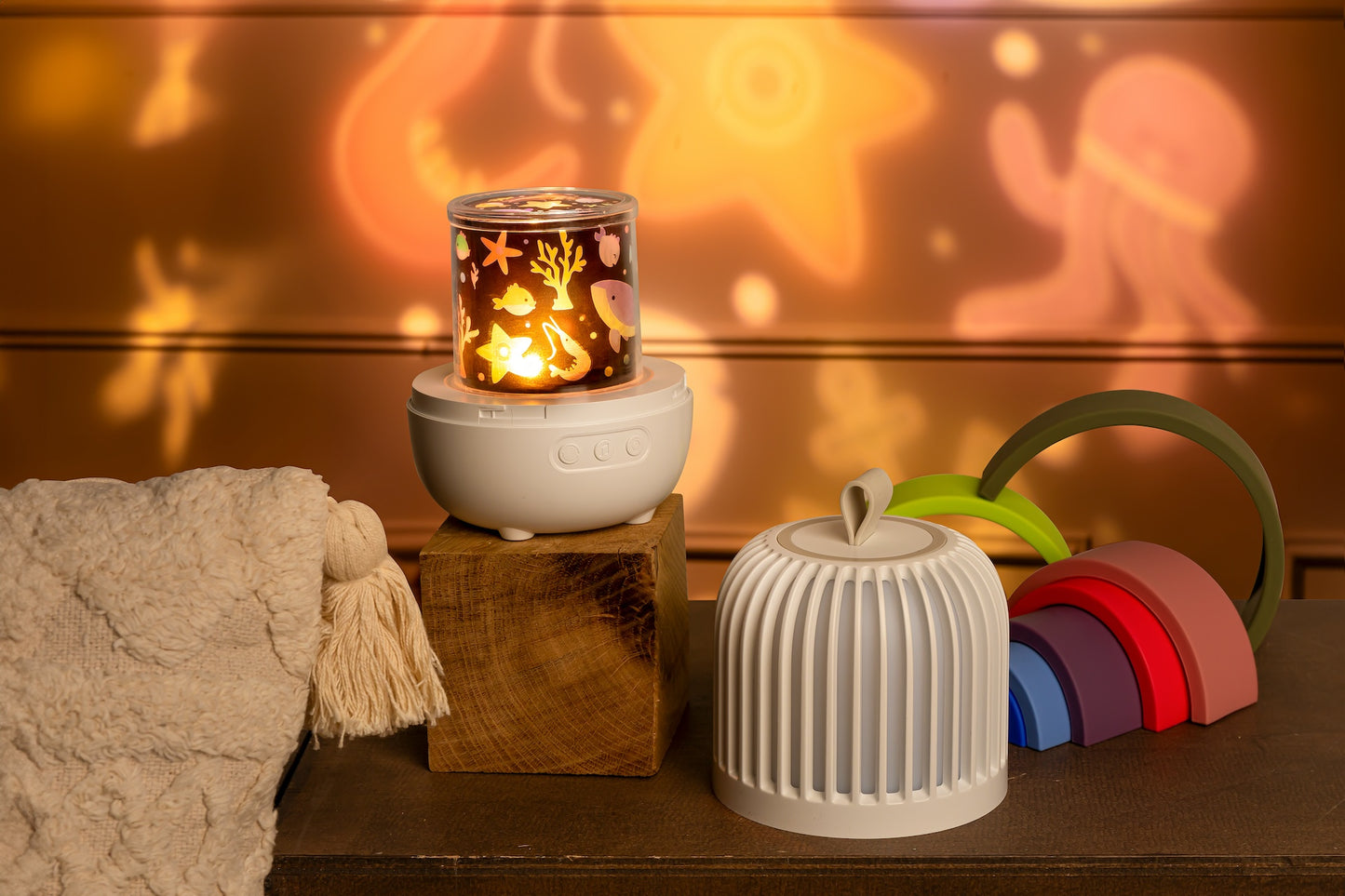 Veilleuse projecteur musical