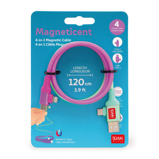 Câble magnétique type-c de charge et de synchronisation - Divers coloris
