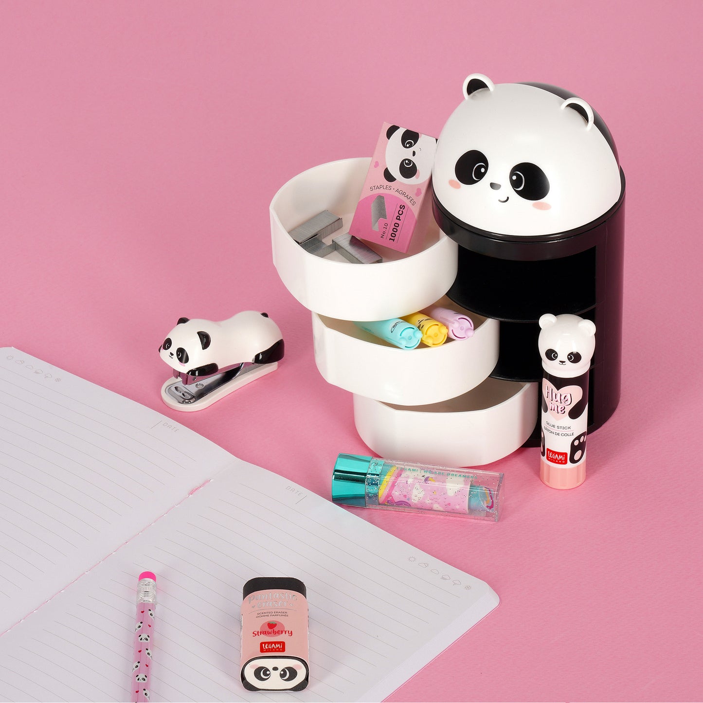 Organiseur de bureau Panda