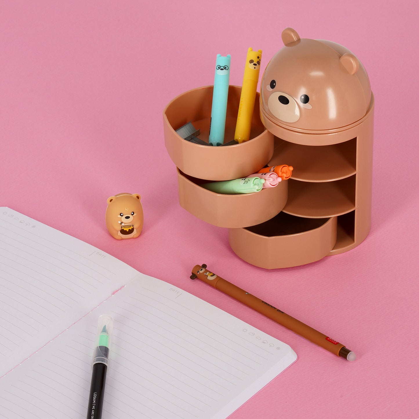 Organiseur de bureau Ours