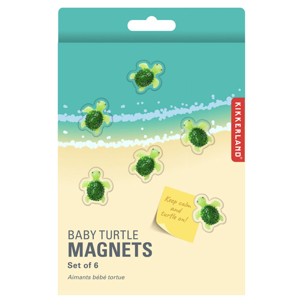 Set 6 magnets bébé Tortue