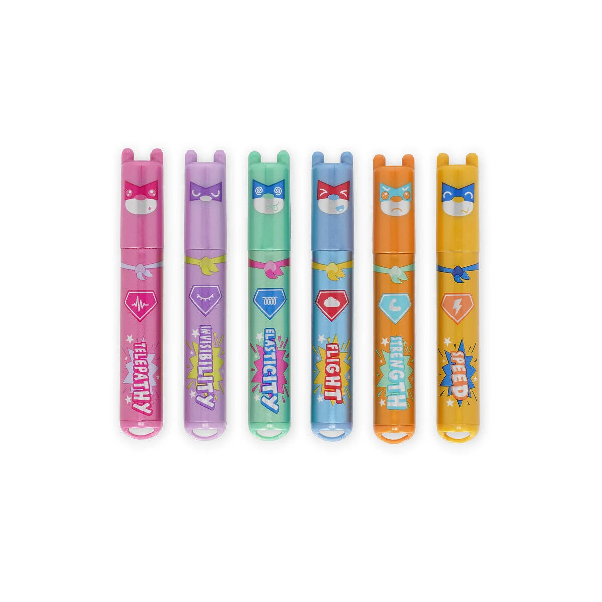 Set de 6 Mini Surligneurs Teddy's Superpower