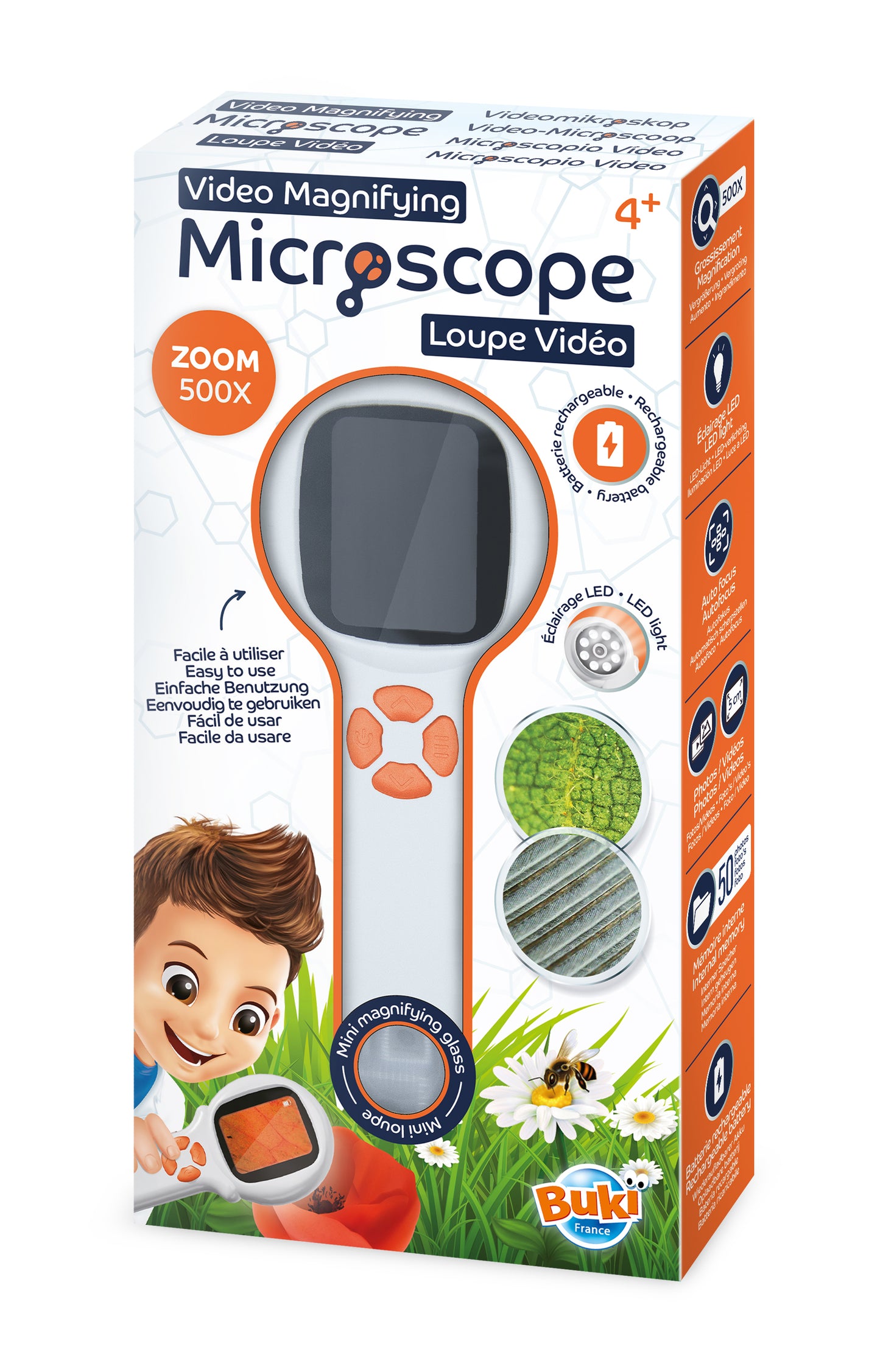 Microscope loupe vidéo