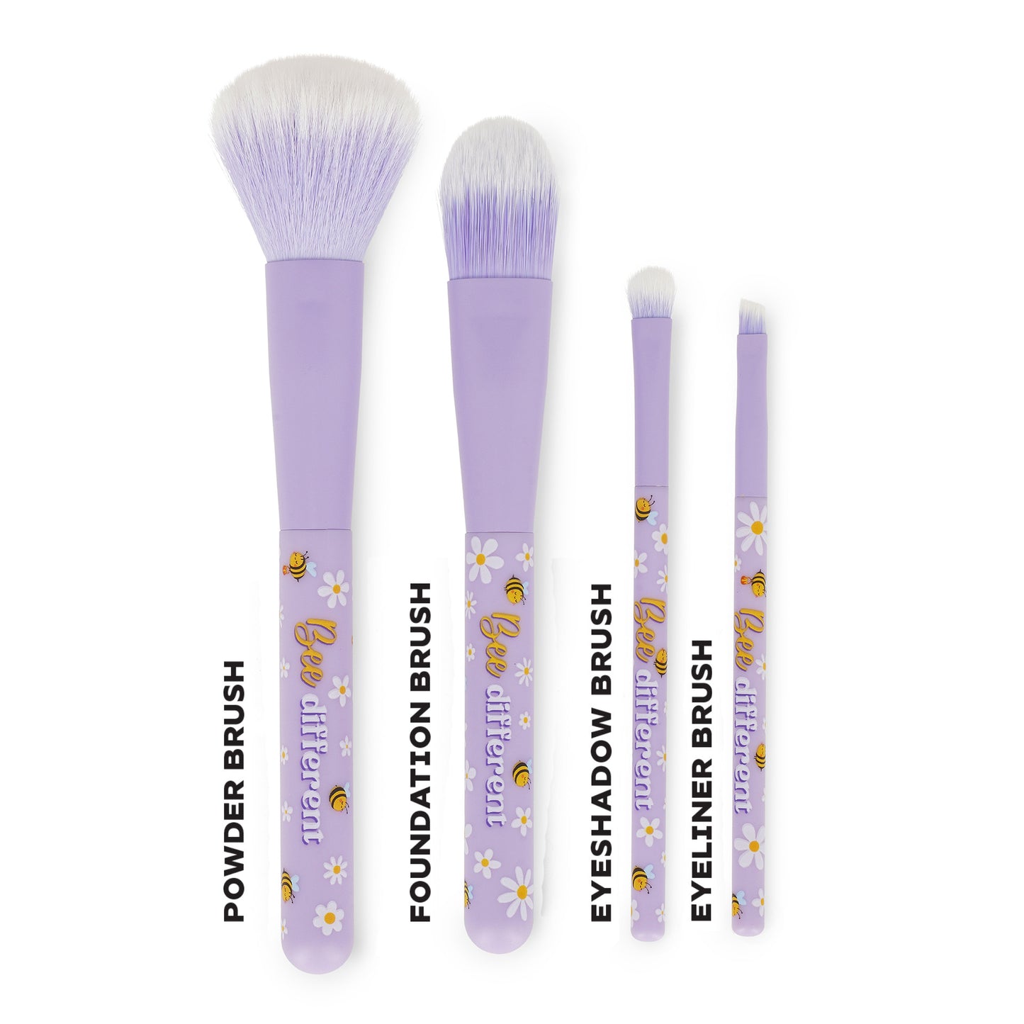 Set de 4 Pinceaux de Maquillage Bee - Oh My Glow!
