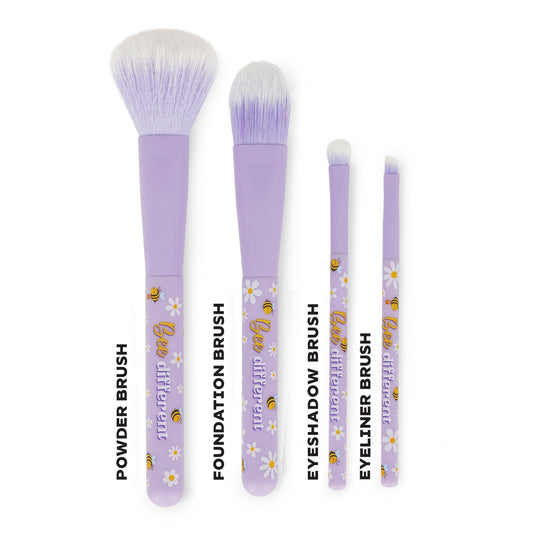 Set de 4 Pinceaux de Maquillage Bee - Oh My Glow!