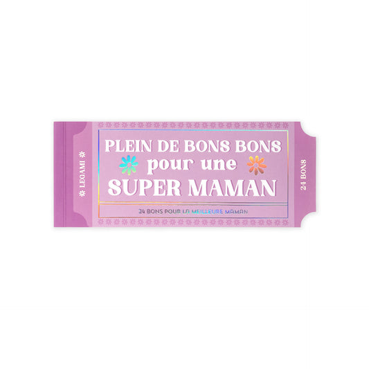 Carnet de 24 Bons pour Maman