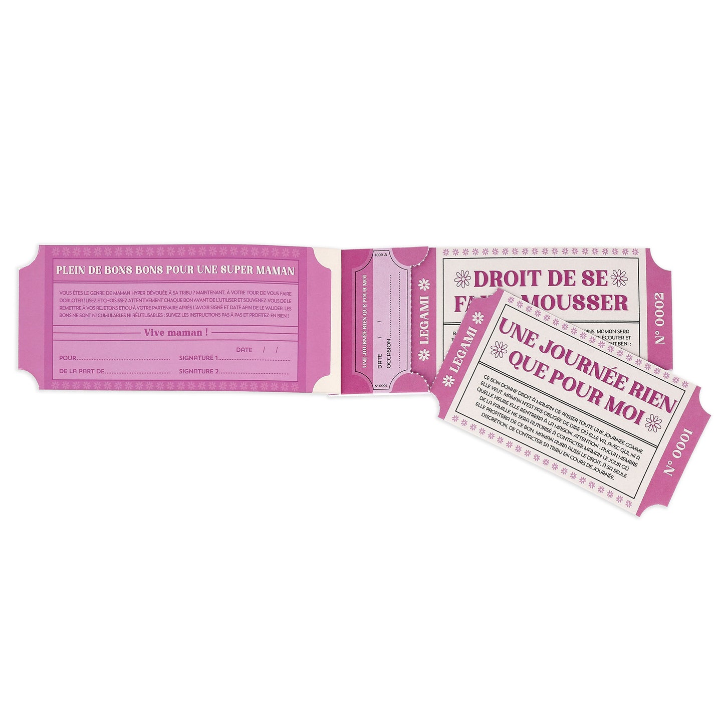 Carnet de 24 Bons pour Maman