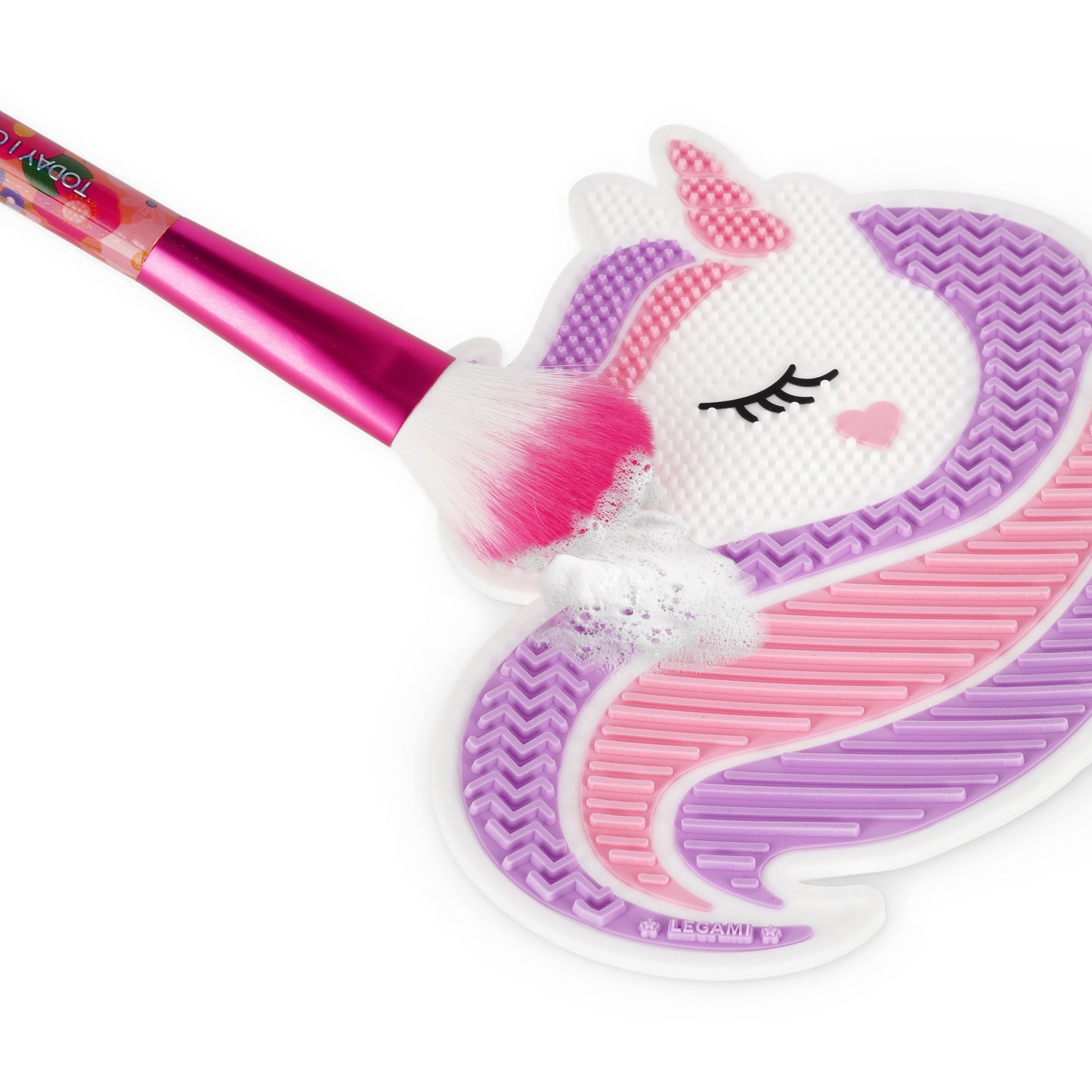 Tapis de Nettoyage pour Pinceaux de Maquillage Licorne - Brush it Off!
