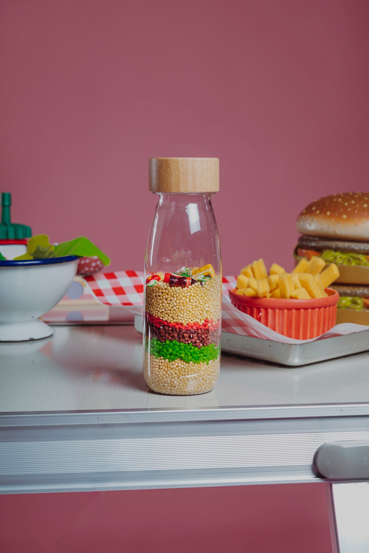 Bouteille sensorielle LEARN Macboum menu