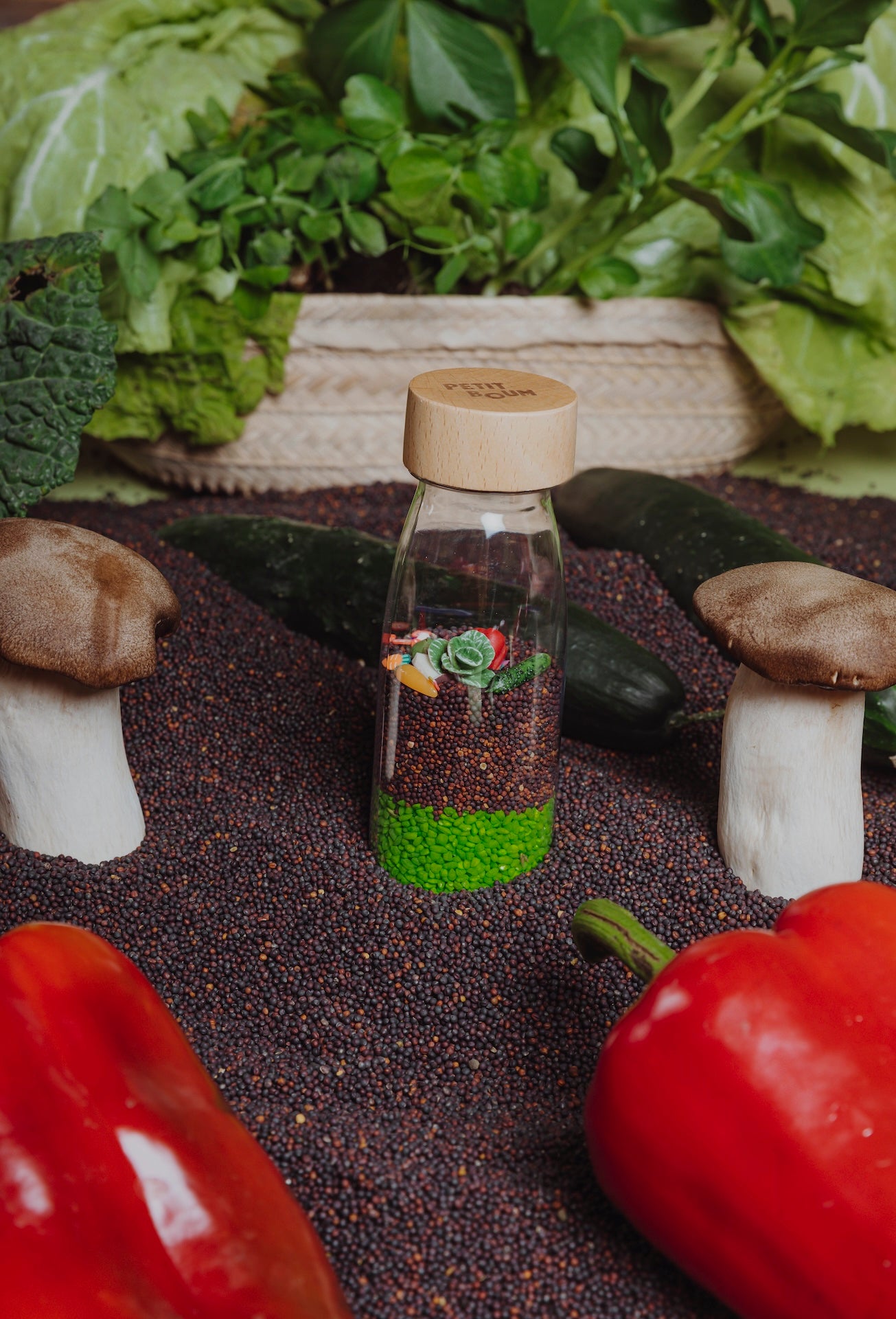 Bouteille sensorielle LEARN Légumes