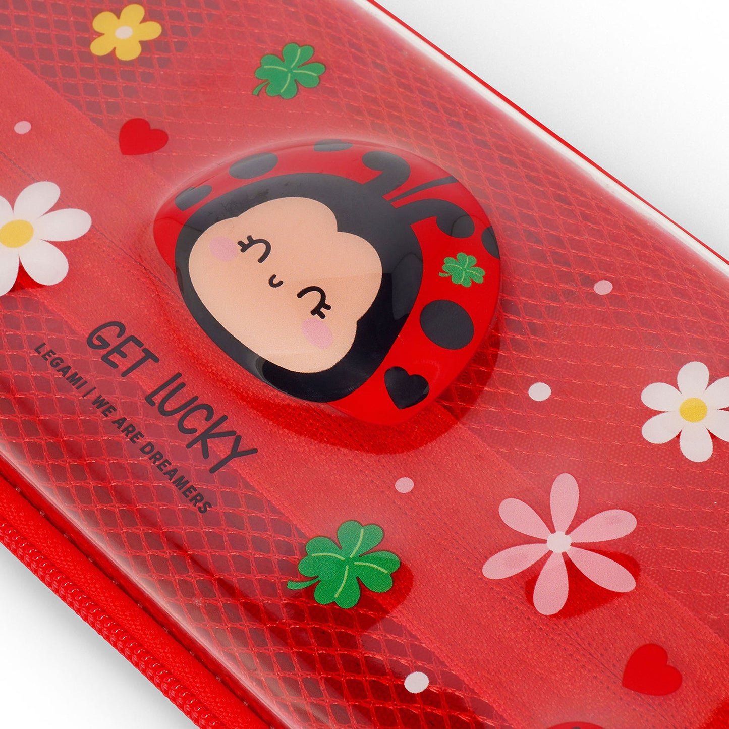 Trousse Transparente Rigide Ladybug