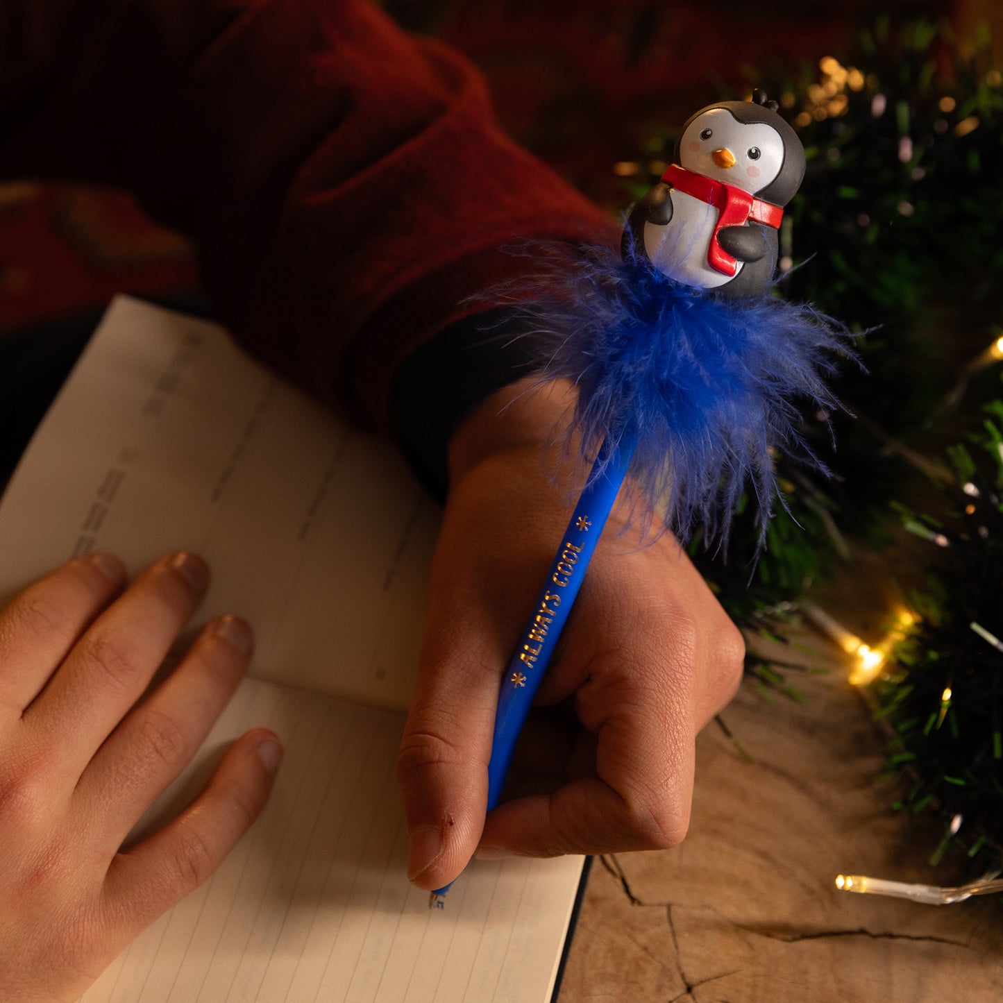 Stylo à Bille Lumineux - Penguin - Writing is Magic