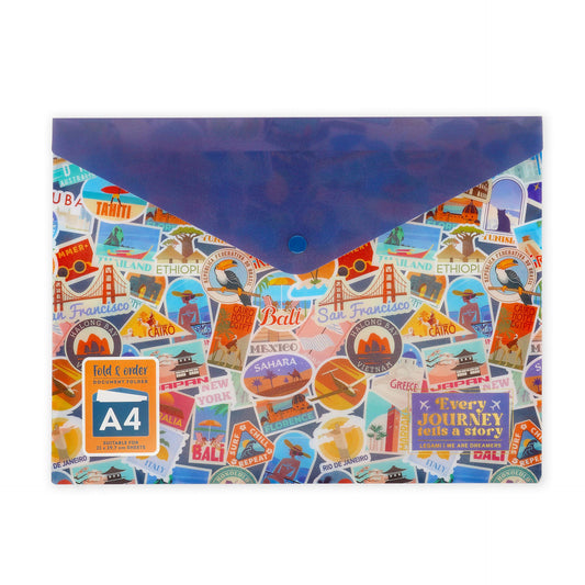 Porte-documents - Travel Stickers