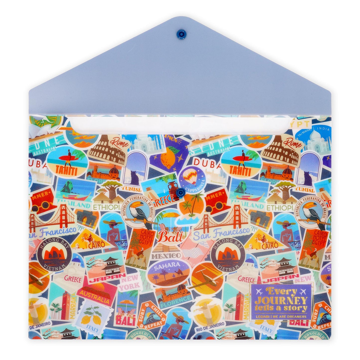 Porte-documents - Travel Stickers