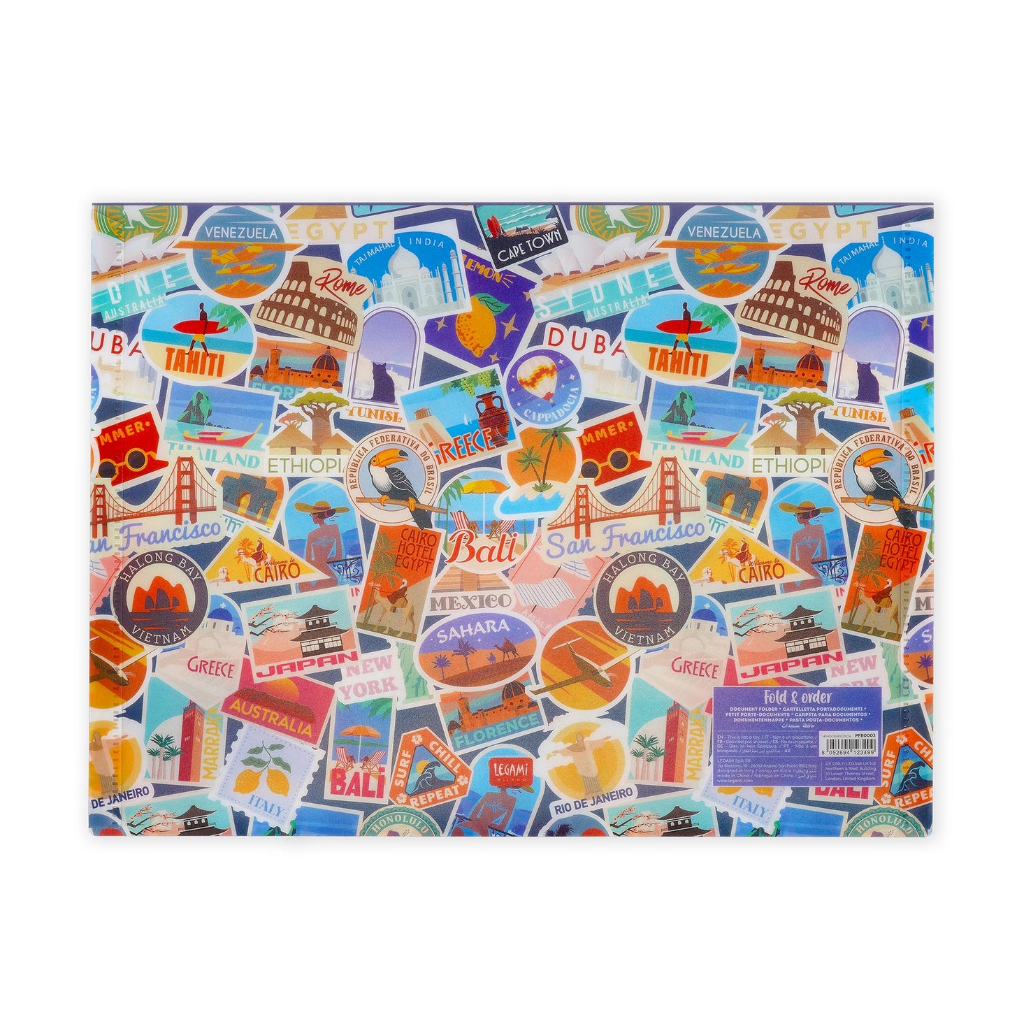 Porte-documents - Travel Stickers