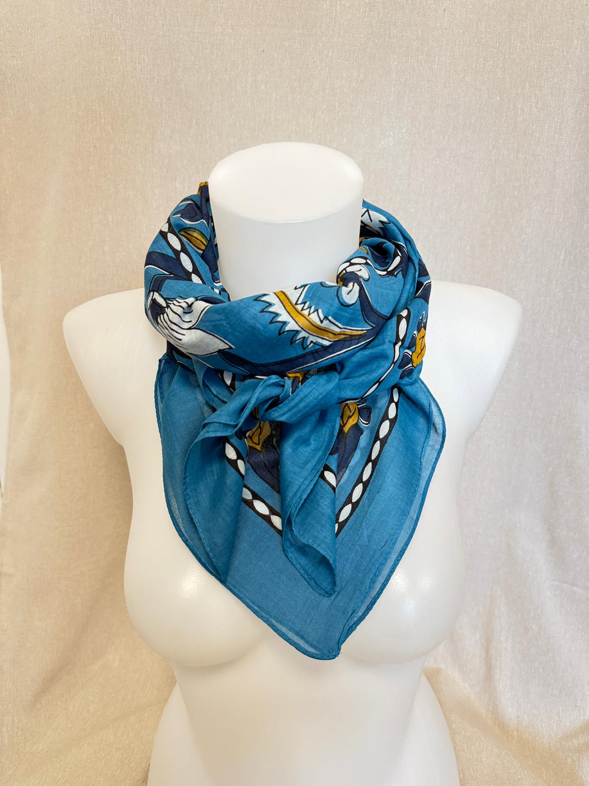 Foulard Carré Arabesque Royale - Divers Coloris