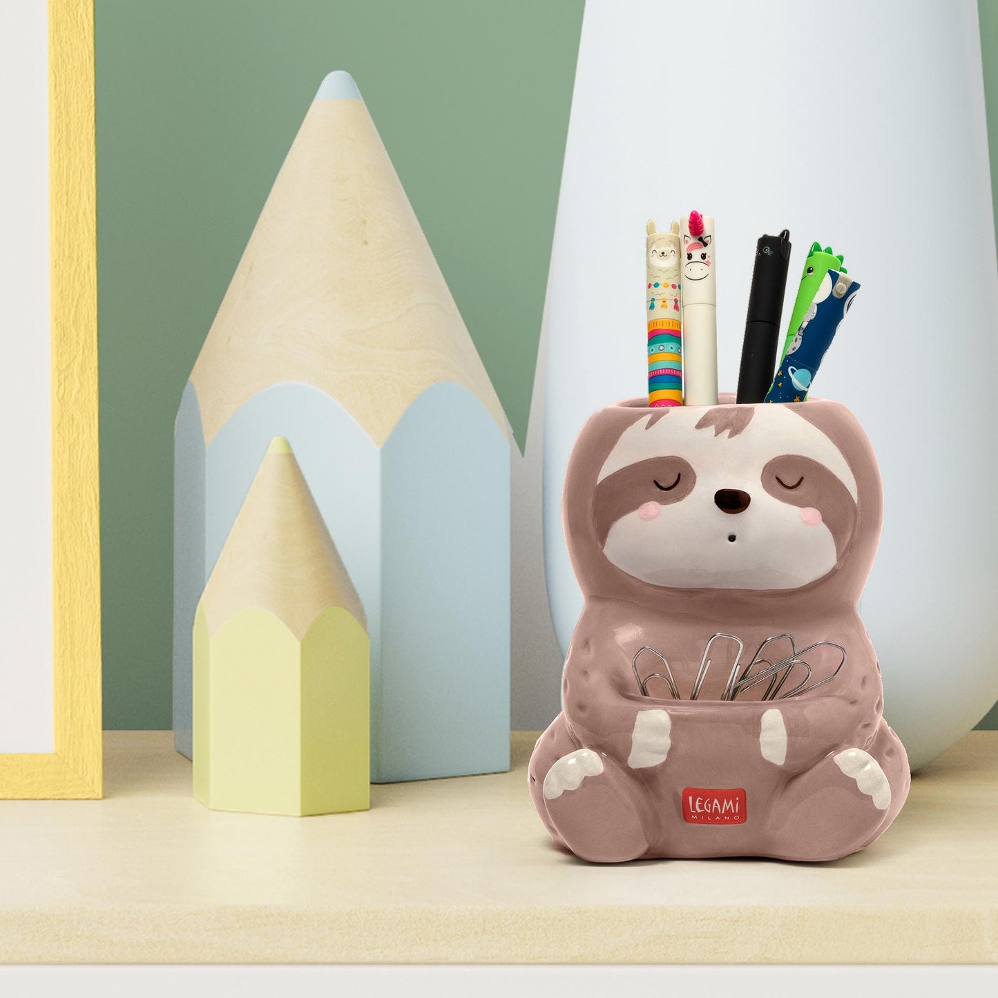 Pot à crayons Paresseux