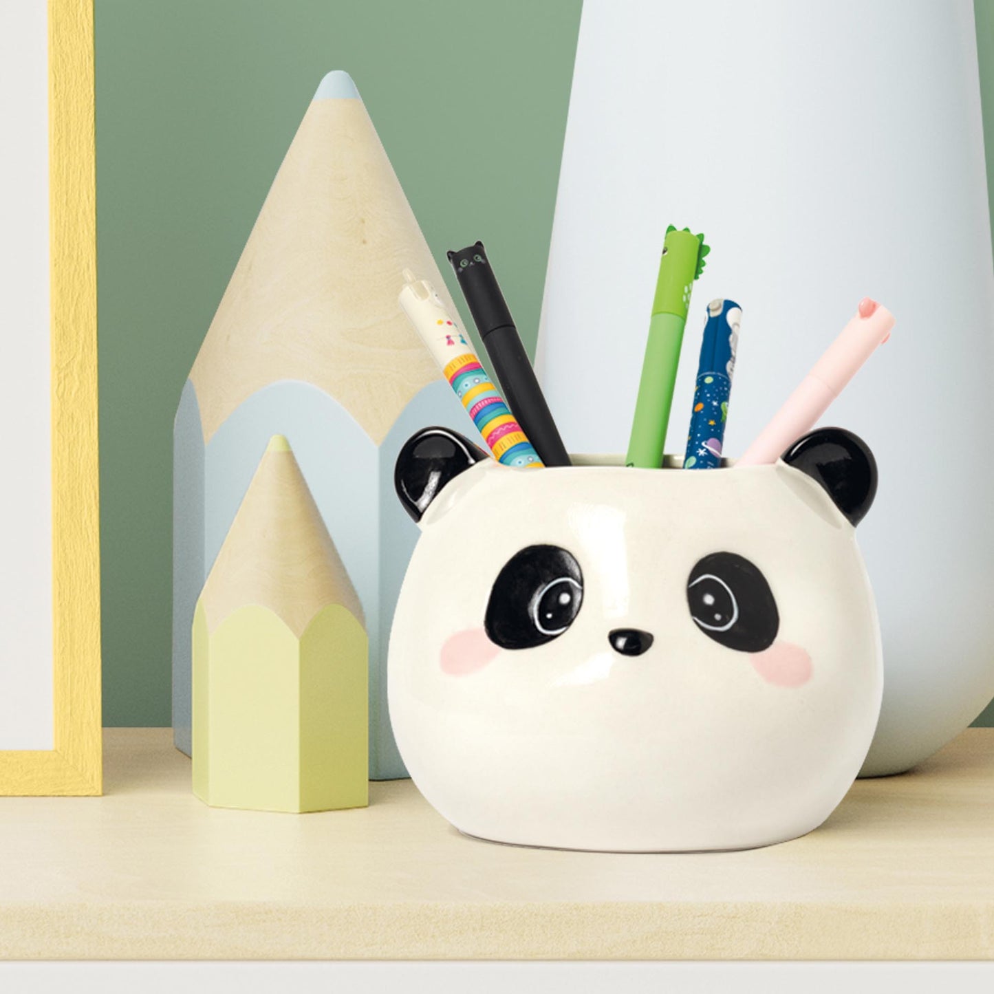 Pot à Crayons en Céramique Panda