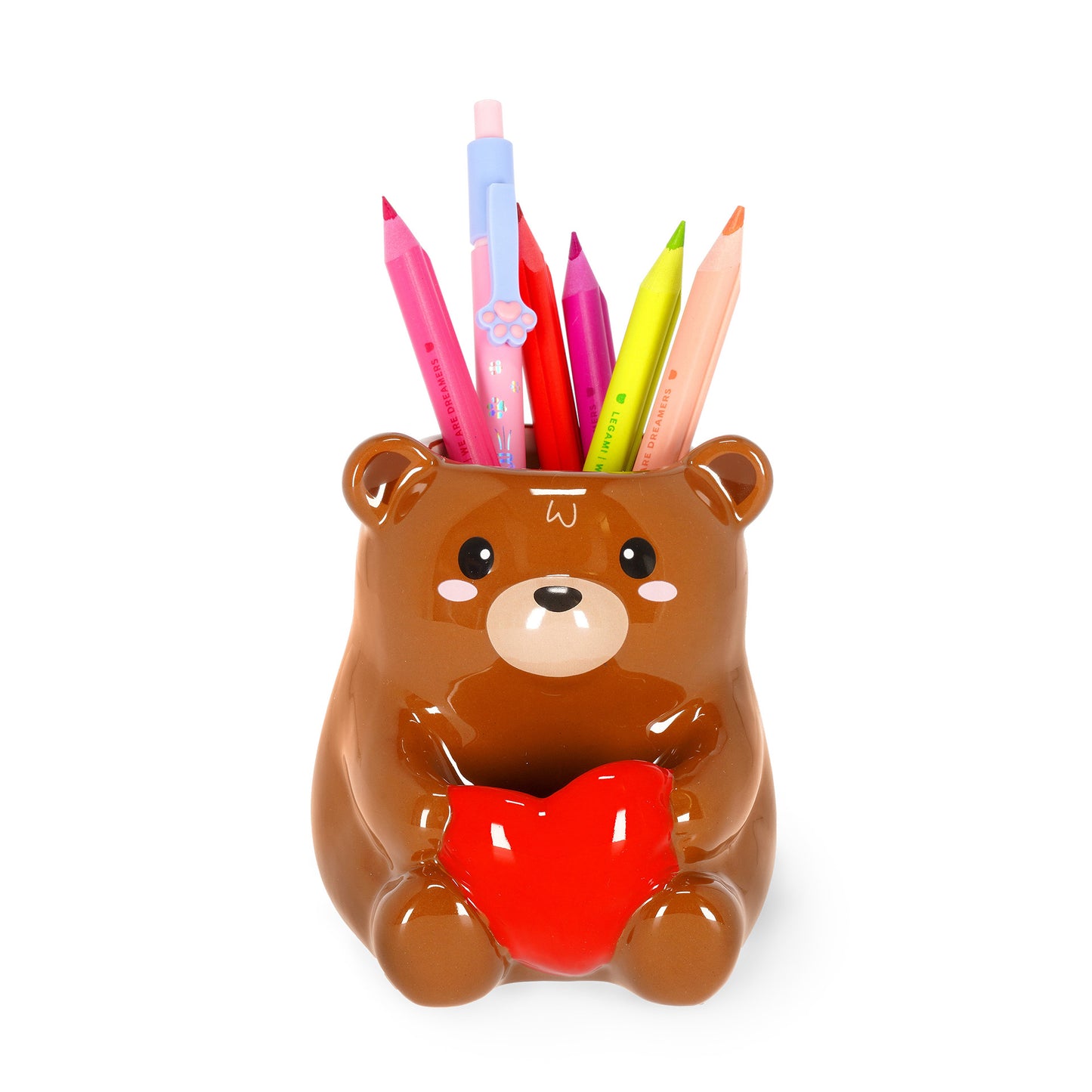 Pot à Crayons en Céramique - Teddy Bear