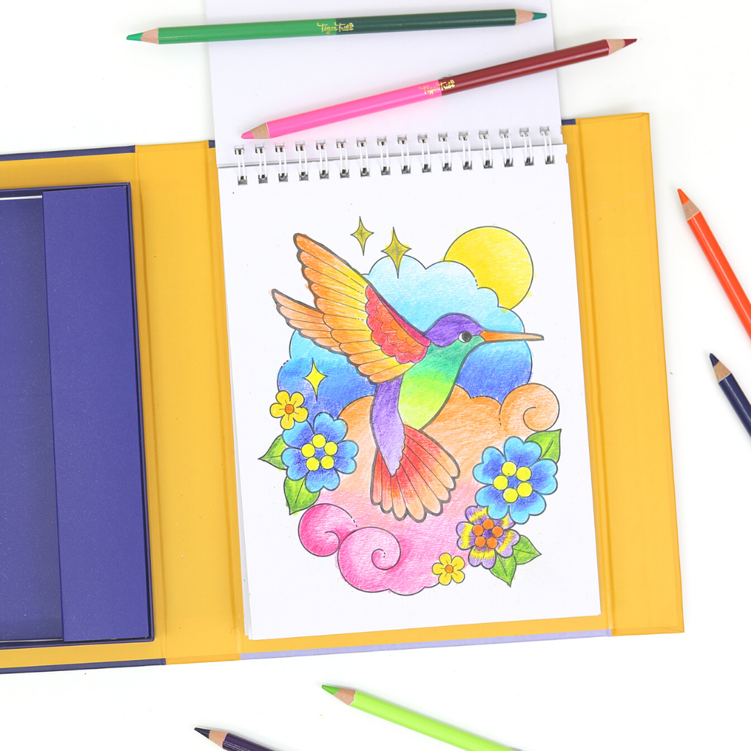 Set coloriage - Pencil Art – mélange et ombres