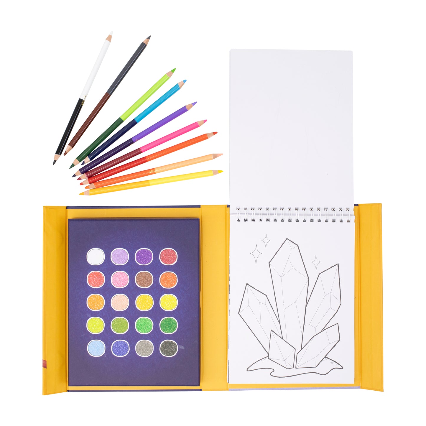 Set coloriage - Pencil Art – mélange et ombres