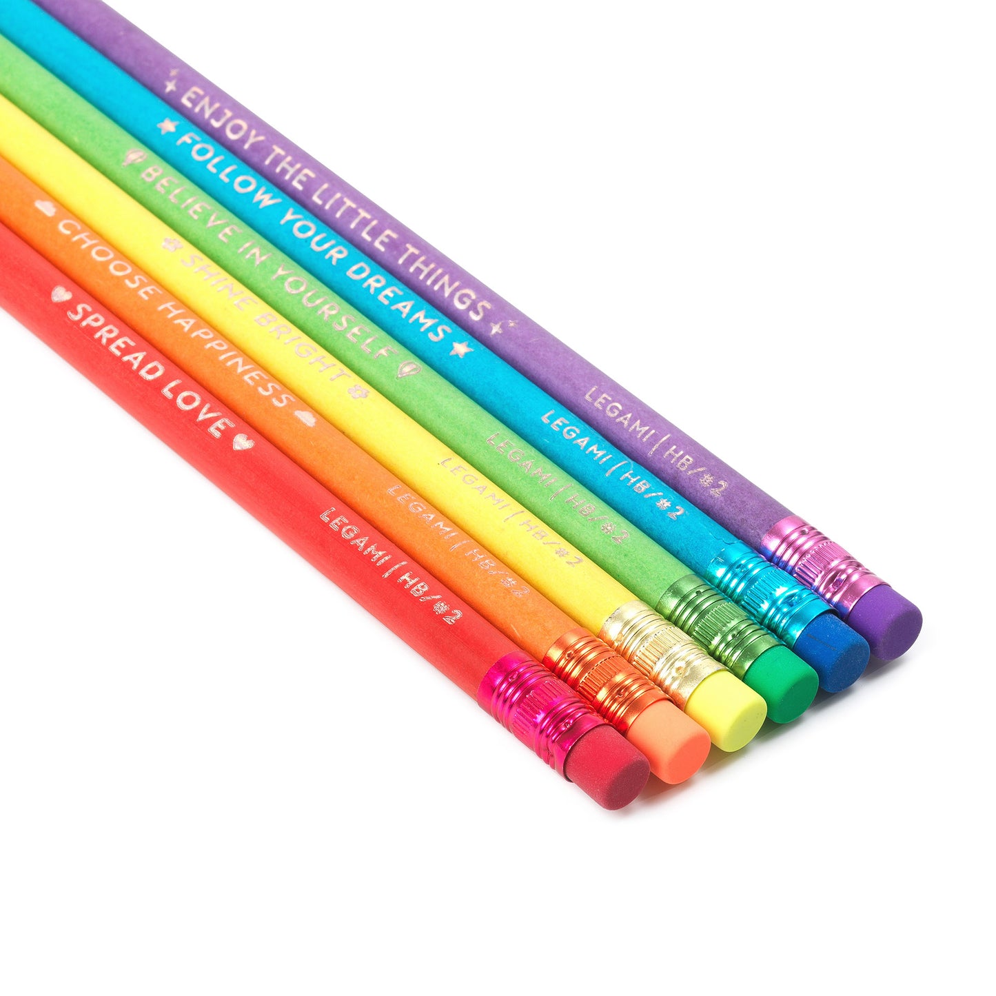Set de 6 Crayons à Papier HB en Papier Recyclé