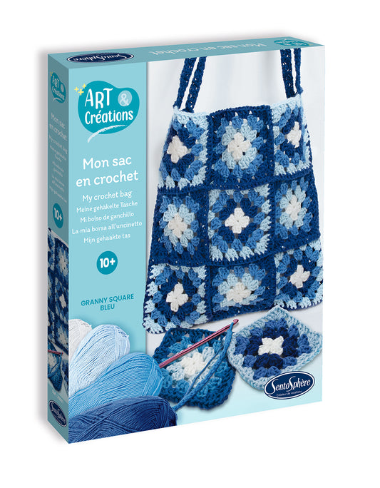 Mon Sac en Crochet Bleu