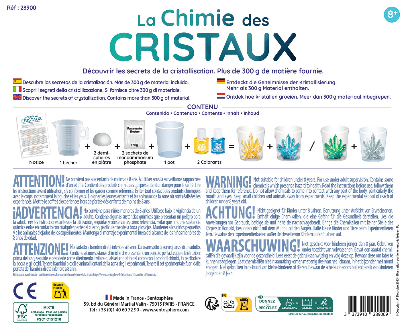 La Chimie des Cristaux