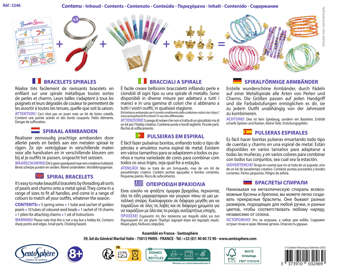 Bracelets Spirales