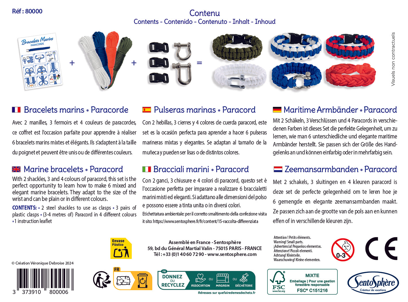 Bracelets Marins - Paracorde