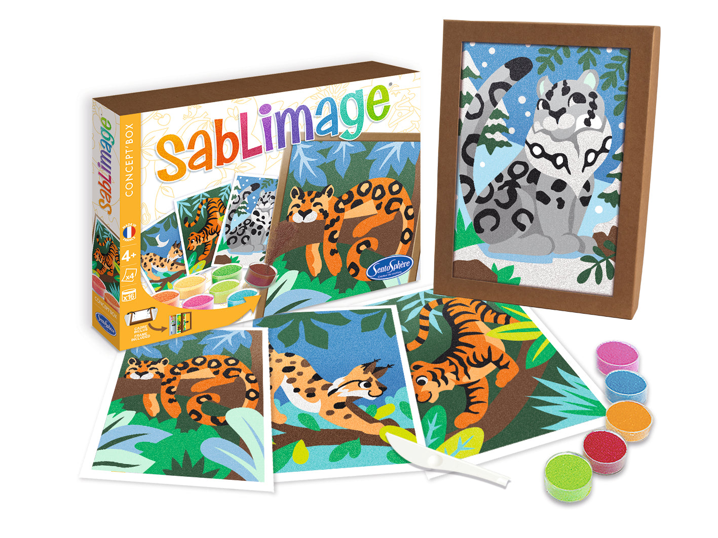 Sablimage Concept'Box Félins du Monde